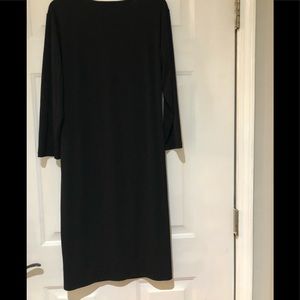 Black dress with side knot